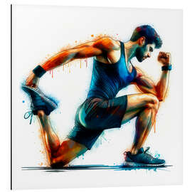 Alubild Fitnessübung - nobelart