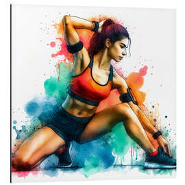 Magnettafel Training im Fitnessstudio II