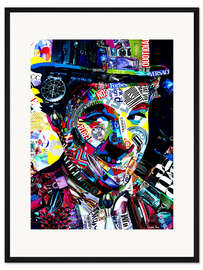 Gerahmter Kunstdruck Charlie Chaplin