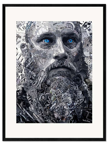 Inramat konsttryck Ragnar