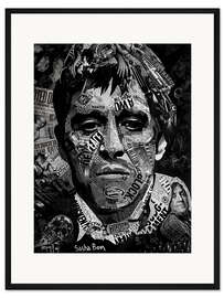 Gerahmter Kunstdruck The World is Yours