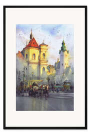 Gerahmter Kunstdruck Charme der Alten Zeiten