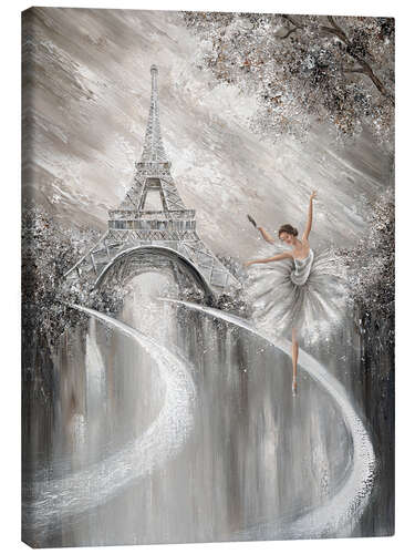 Tableau sur toile Ballerina Dancing in Paris