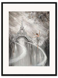 Kehystetty taidepainatus Ballerina Dancing in Paris