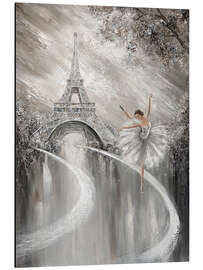 Magnettafel Tanzende Ballerina in Paris