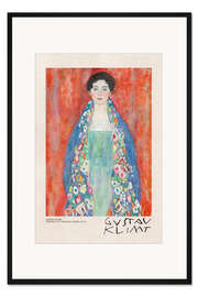Gerahmter Kunstdruck Portrait of Fräulein Lieser (1917) - Gustav Klimt