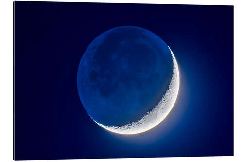 Galleriprint 4-day old waxing crescent moon