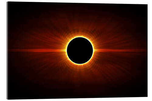 Acrylic print Eclipse of the Sun