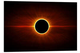 Magnettafel Sonnenfinsternis