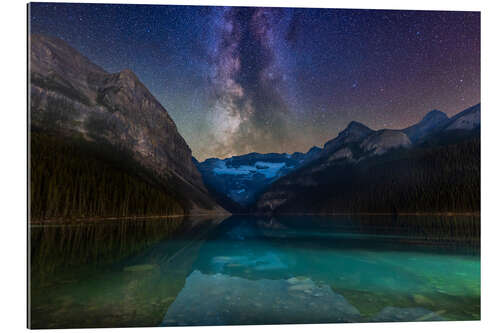 Gallery print The Milky Way over Lake Louise in Banff National Park, Alberta, Canada