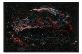 Gerahmter Kunstdruck NGC 6960, der Westliche Schleiernebel