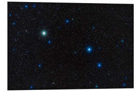 Foam board print Bright stars in the constellation of Aries the Ram