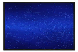 Gerahmter Kunstdruck Sternbilder