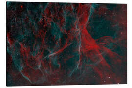 Aluminium print Sh2-96, a supernova remnant in the Cygnus constellation