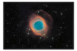 Gerahmter Kunstdruck NGC 7293, der Helixnebel