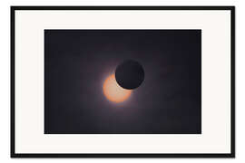 Gerahmter Kunstdruck Partielle Sonnenfinsternis von 2015
