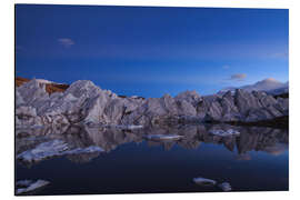 Obraz na aluminium Anticrepuscular rays above a glacier in the Himalayas, Tibet