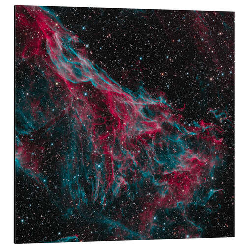 Aluminium print Fleming's Triangular Wisp, part of the Veil Nebula