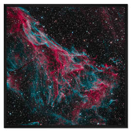 Gerahmter Kunstdruck Dreieckiges Irrlicht von Fleming, Teil des Schleiernebels