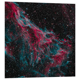 Foam board print Fleming's Triangular Wisp, part of the Veil Nebula