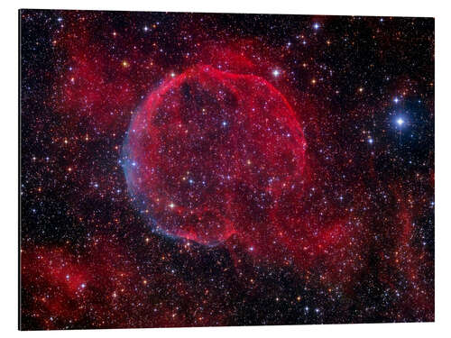 Aluminium print CTB-1 supernova remnant in the constellation Cassiopeia