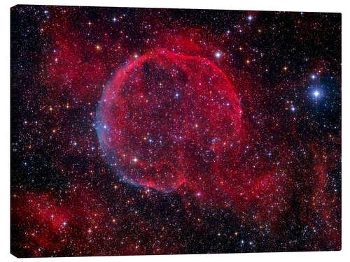 Canvas print CTB-1 supernova remnant in the constellation Cassiopeia