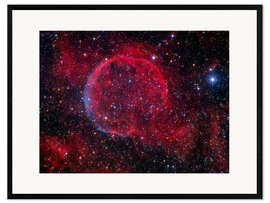 Stampa artistica con cornice CTB-1 supernova remnant in the constellation Cassiopeia