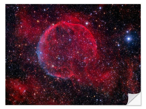 Vinilo para la pared CTB-1 supernova remnant in the constellation Cassiopeia