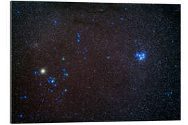 Cuadro de plexi-alu Star clusters Hyades (left) and Pleiades (right) in Taurus