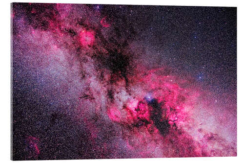 Acrylic print Nebulosity in the constellations of Cygnus and Cepheus