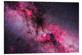 Aluminium print Nebulosity in the constellations of Cygnus and Cepheus