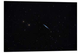 Magnettafel Spiralgalaxie NGC 4244, die Silver Streak Galaxie