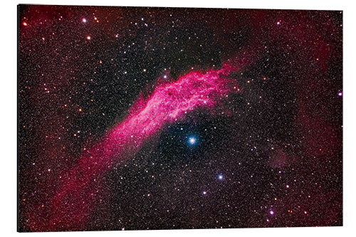 Aluminium print NGC 1499, the California Nebula, in Perseus