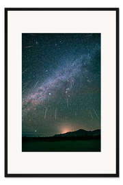 Gerahmter Kunstdruck Geminiden-Meteoritenschauer über den Chiricahua Mountains
