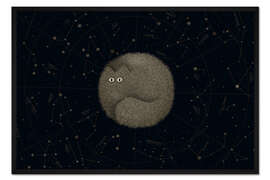 Gerahmter Kunstdruck Katzenplanet, Mewrs