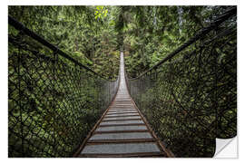 Autocolante decorativo Suspension bridge, Canada