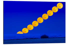 Magnettafel Aufgang des vollen Schneemonds, 27. Februar 2021