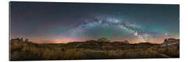 Gallery print Spring Milky Way over Dinosaur Provincial Park, Alberta, Canada