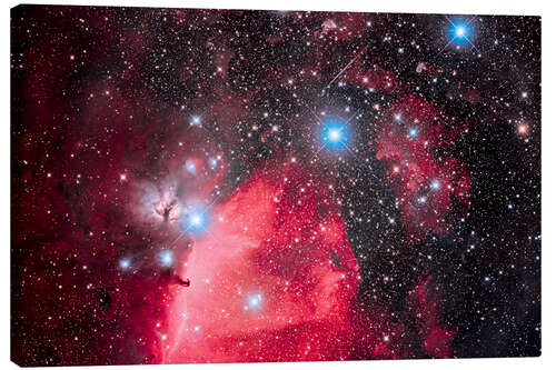 Lærredsbillede Orion's Belt and the Horsehead Nebula