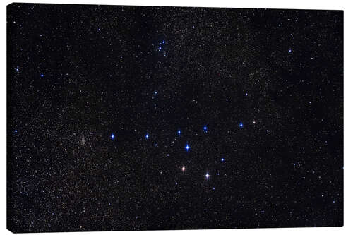 Canvas print The Coathanger asterism of stars in Vulpecula