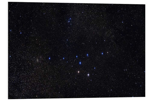 Foam board print The Coathanger asterism of stars in Vulpecula