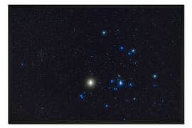 Gerahmter Kunstdruck Der Hyaden-Sternhaufen und der hellgelbe Stern Aldebaran