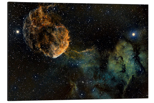 Alumiinitaulu The Jellyfish Nebula, a supernova remnant in Gemini