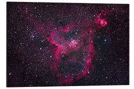 Aluminium print The Heart Nebula in Cassiopeia