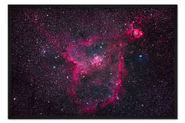 Gerahmter Kunstdruck Der Herznebel in Kassiopeia
