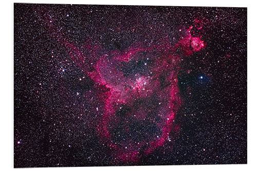 Foam board print The Heart Nebula in Cassiopeia