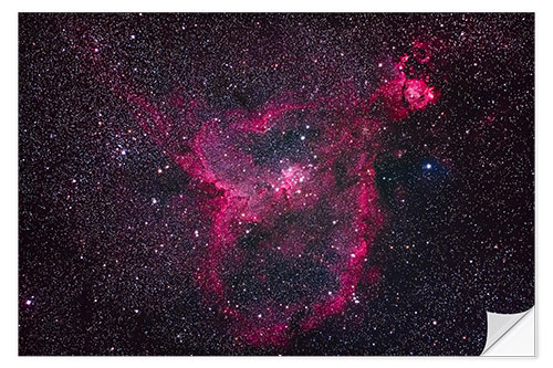 Vinilo para la pared The Heart Nebula in Cassiopeia