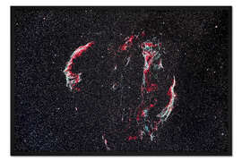 Gerahmter Kunstdruck Der Schleiernebel-Komplex in Cygnus