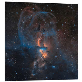 Foam board print Emission nebula NGC 3576 in Sagittarius