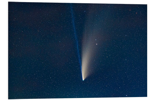 PVC-taulu Comet NEOWISE in a telephoto lens close-up